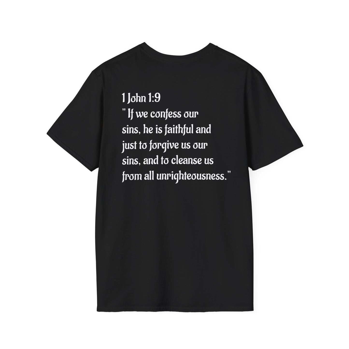 " Jesus is Lord" 1 John 1:9 tee shirt