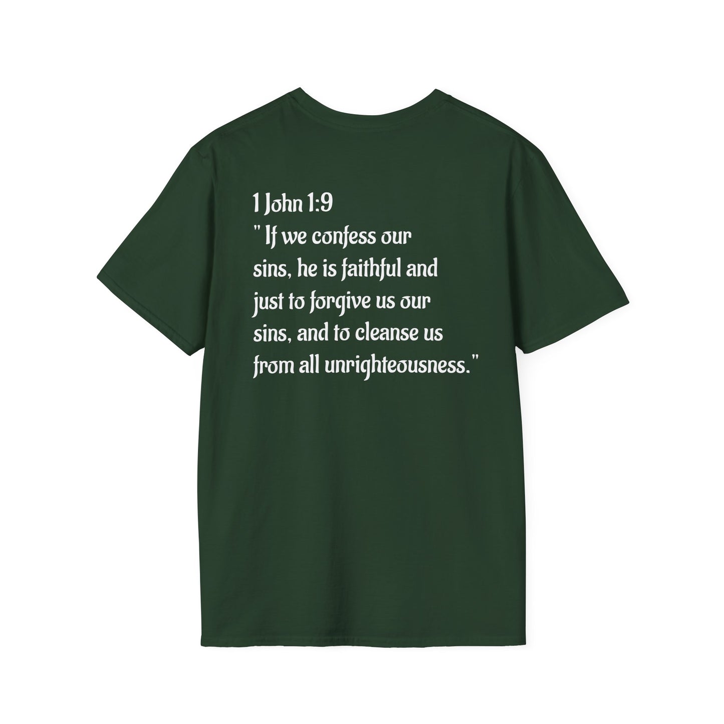 " Jesus is Lord" 1 John 1:9 tee shirt