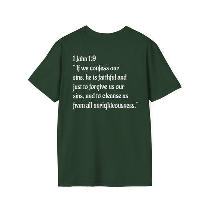 " Jesus is Lord" 1 John 1:9 tee shirt
