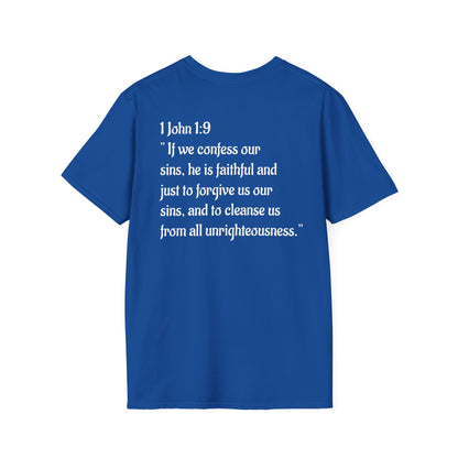 " Jesus is Lord" 1 John 1:9 tee shirt